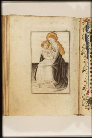 Mary holding the Christ-child