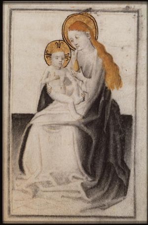 Mary holding the Christ-child