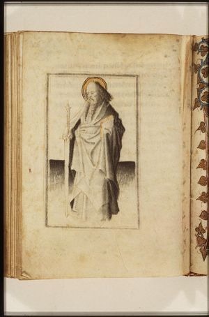 St. Paul holding a sword and a book