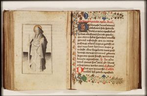 St. Paul holding a sword and a book