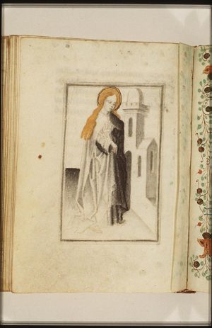St. Barbara before the tower
