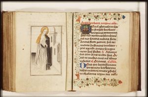 St. Barbara before the tower