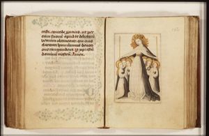 St. Ursula of Cologne protecting the eleven thousand virgins with her cloak