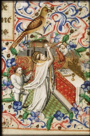 The mass of St. Martin, Bishop of Tours