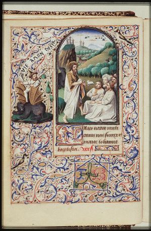 St. John the Baptist preaching to a multitude