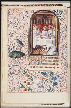 The Supper at Bethany: St. Mary Magdalene anoints Christ's feet