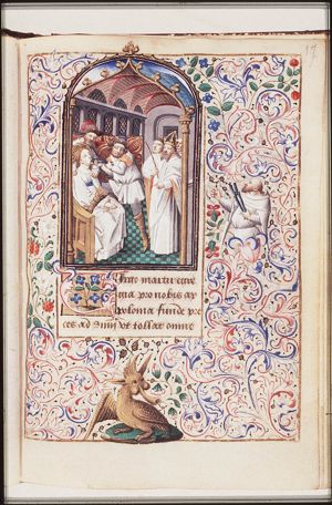 The martyrdom of St. Apollonia of Alexandria: her teeth are pulled out