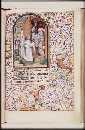 A priest on his way to a dying person to administer extreme unction