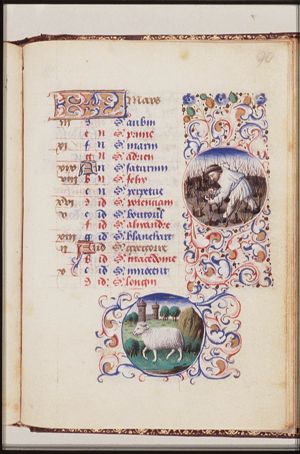 March: a man pruning