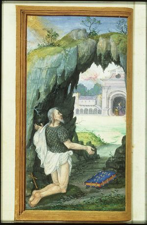 Jean Lallemant le Jeune looking at the Annunciation: Gabriel announces Christ's birth to Mary