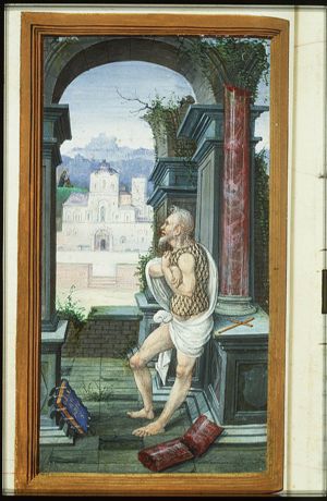 Jean Lallemant le Jeune looking at the Visitation: Mary meets St. Elisabeth