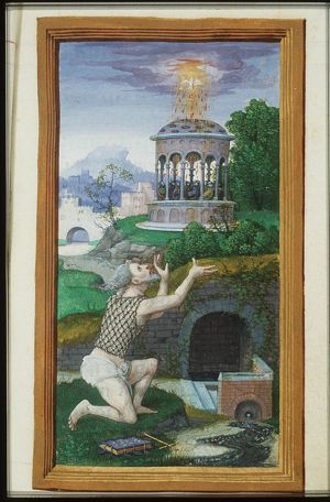 Jean Lallemant le Jeune looking at Pentecost: the Holy Spirit descends upon Mary and the apostles