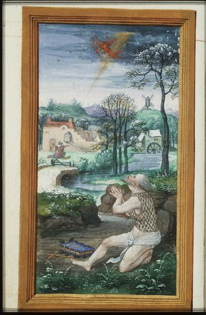 Jean Lallemant le Jeune looking at the praying David