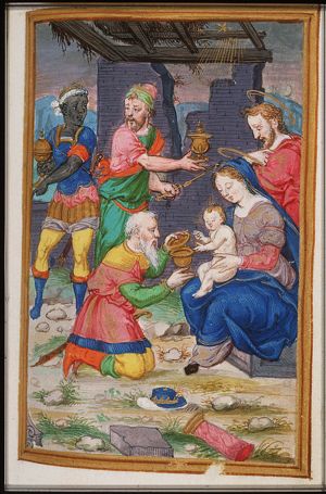 The adoration of the Christ-child by the Magi