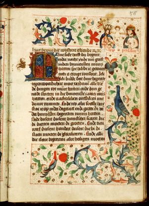 The Trinity: God the Father, Christ and the Holy Spirit as a dove