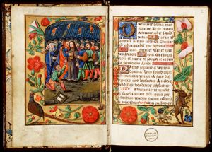 The arrest of Christ: the kiss of Judas; the ear of Malchus cut off by St. Peter