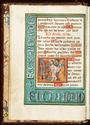 Ecce Homo: Christ is shown to the people by Pilate