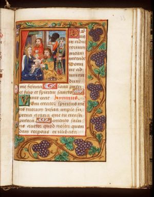 The adoration of the Christ-child by the Magi