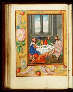 The Supper at Bethany: St. Mary Magdalene anoints Christ's feet