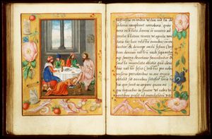 The Supper at Bethany: St. Mary Magdalene anoints Christ's feet