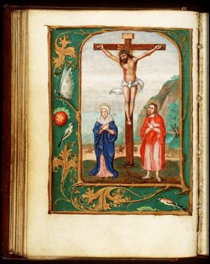 The Crucifixion, with Mary and St. John