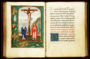 The Crucifixion, with Mary and St. John