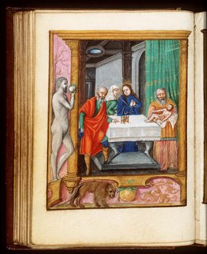 The presentation in the temple: Mary presents the Christ-child to Simeon