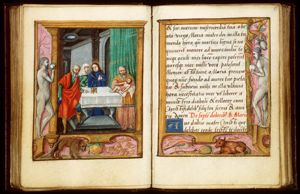 The presentation in the temple: Mary presents the Christ-child to Simeon