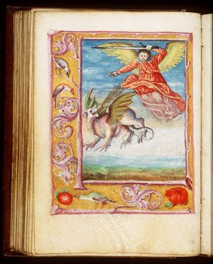 St. Michael fighting the dragon