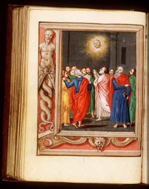 Christ appearing to the disciples