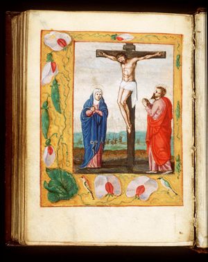 The Crucifixion, with Mary and St. John