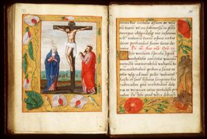 The Crucifixion, with Mary and St. John