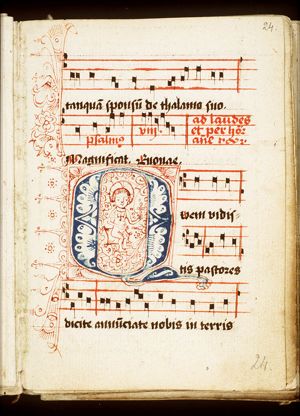 Christ-child with cross