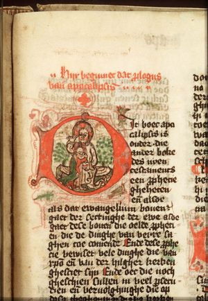 Christ with St. John the Evangelist leaning on his breast