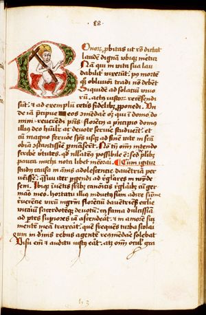 The Christ-child holding a cross