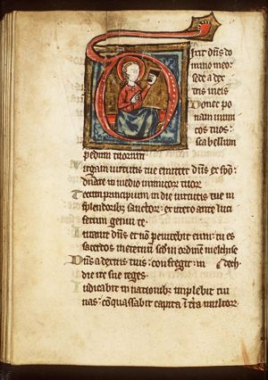 A prophet holding a book