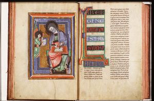 The Evangelist St. Matthew with his symbol the angel