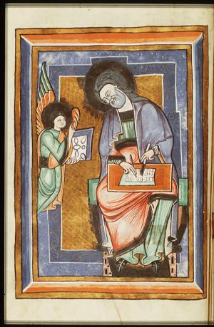 The Evangelist St. Matthew with his symbol the angel