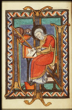 The Evangelist St. John with his symbol the eagle