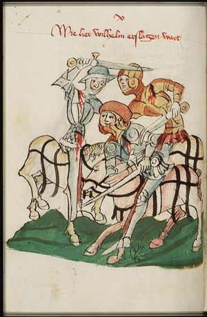 Wilhelm von Orlens senior is killed by the knights of Jofrit von Brabant