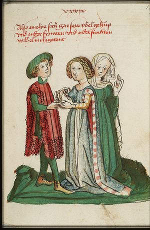 Wilhelm von Orlens has a conversation with Princess Amelie