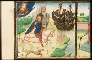 Aeneas leaves Dido