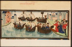 Aeneas lands in Sicily