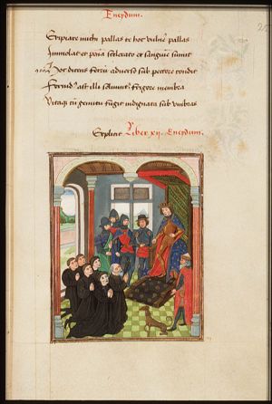The veneration of Aeneas