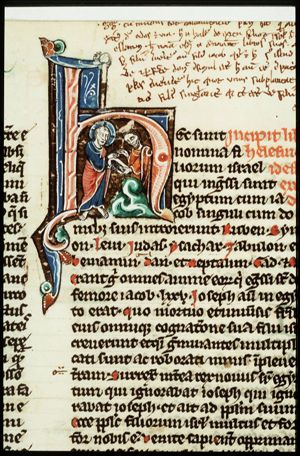 Moses receives the Tables of the Law from God