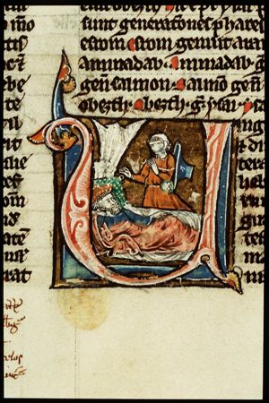 The calling of Samuel(?)