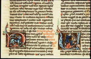 The martyrdom of Isaiah: he is sawn in two