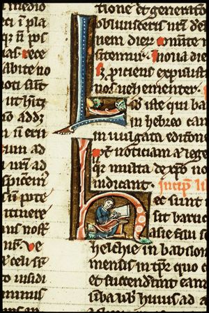 The prophet Baruch writing