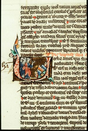 Amos prophesying destruction