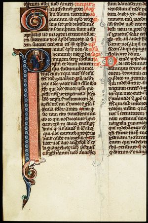 St. Paul holding a sword